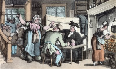 The Scold, with news of Olivia, illustration from 